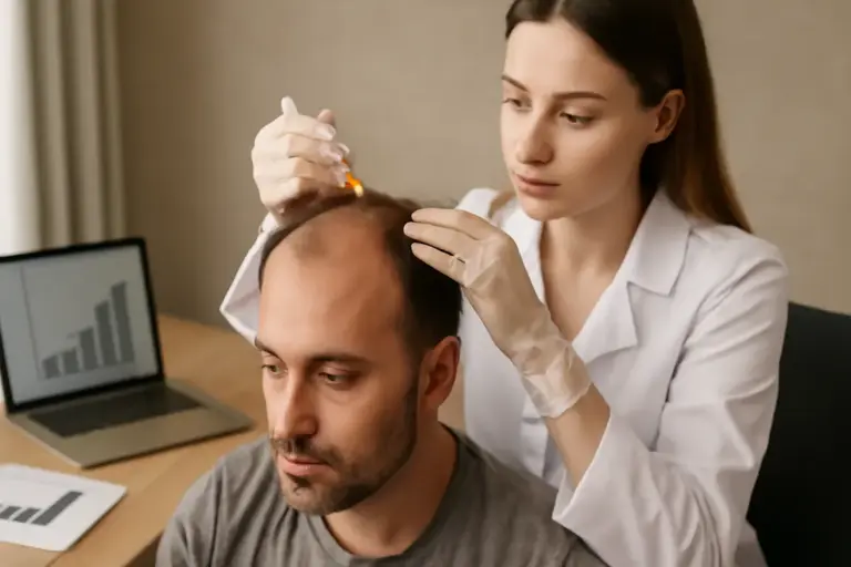Terapia PRP per capelli: ciò che la ricerca mostra davvero sui risultati attesi