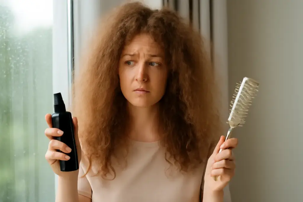 Umidità e capelli crespi: tecniche anti-gonfiore che davvero funzionano a casa