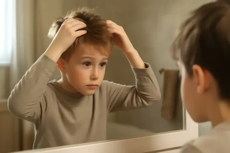 Alopecia nei bambini: segnali d’allarme precoci che i genitori spesso sottovalutano
