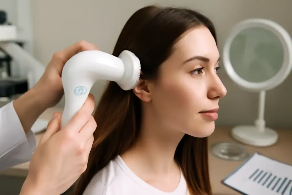 Come funziona la terapia a ultrasuoni sui capelli? I benefici riconosciuti dalla ricerca tricologica