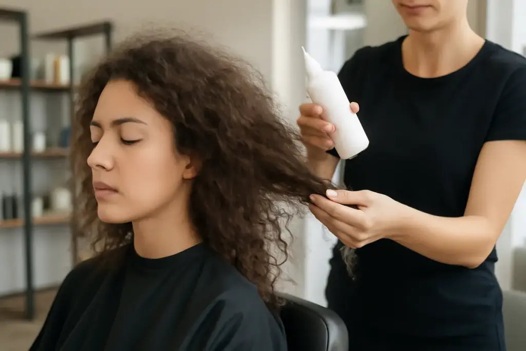 Trattamento professionale per capelli crespi: il protocollo che rivoluziona la morbidezza